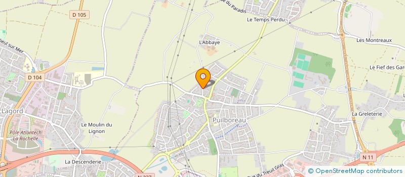 localisation de l'entreprise LES RENAR' DOUX à PUILBOREAU