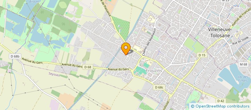 localisation de l'entreprise LES RENARDEAUX  FROUZINS