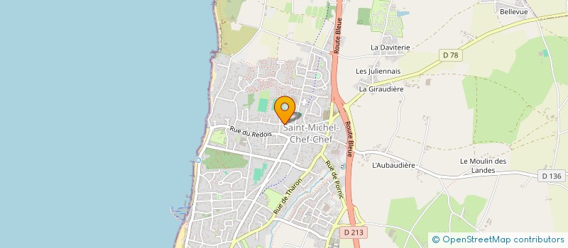 localisation de l'entreprise LES RENARDIERES CHEF CHEF  SAINT-MICHEL-CHEF-CHEF