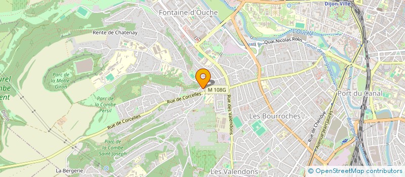 localisation de l'entreprise LES RENARDS DE LA BUTTE à DIJON