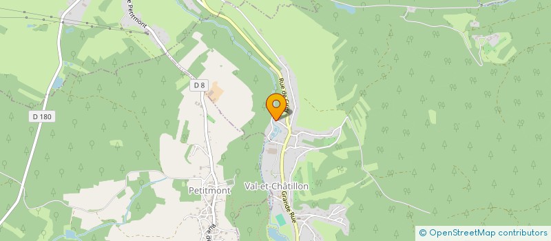 localisation de l'entreprise LES RENARDS DU VAL  VAL-ET-CHATILLON