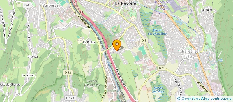 localisation de l'entreprise LES RENCONTRES ARTISTIQUES DE BEL AIR  LA RAVOIRE