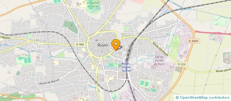 localisation de l'entreprise LES RENCONTRES DE LA CHANSON à RIOM
