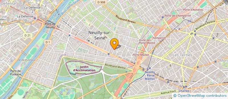 localisation de l'entreprise LES RENCONTRES DES SABLONS à NEUILLY-SUR-SEINE