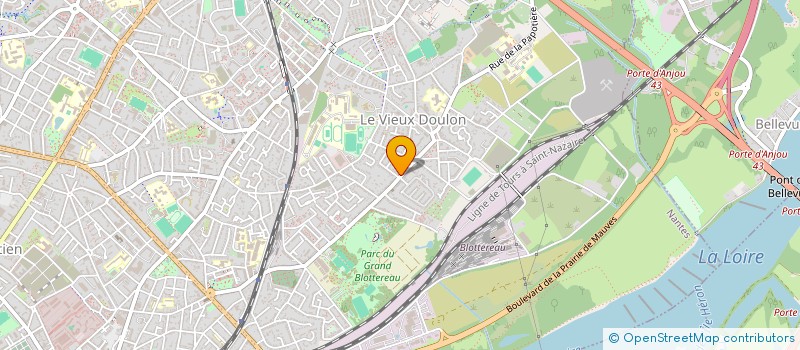 localisation de l'entreprise LES RENCONTRES ENCHANTEES à NANTES