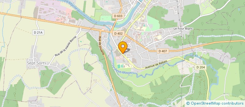 localisation de l'entreprise LES RENCONTRES HANDICAP, SPORT & EMPLOI à LA FERTE-SOUS-JOUARRE