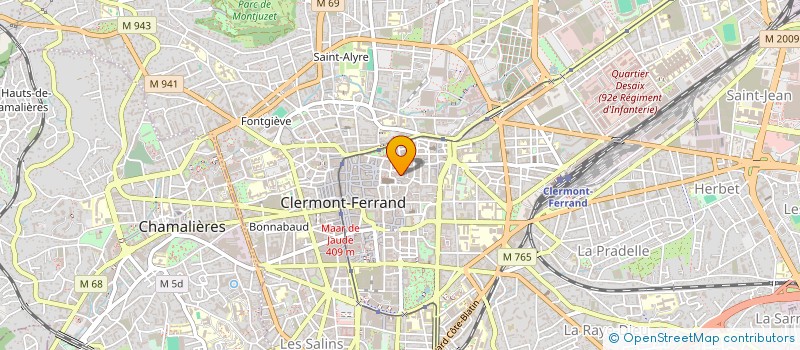 localisation de l'entreprise LES RENCONTRES PHILOSOPHIQUES CLERMONTOISES  CLERMONT-FERRAND