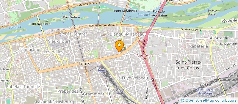 localisation de l'entreprise LES RENDEZ VOUS D'AILLEURS  TOURS