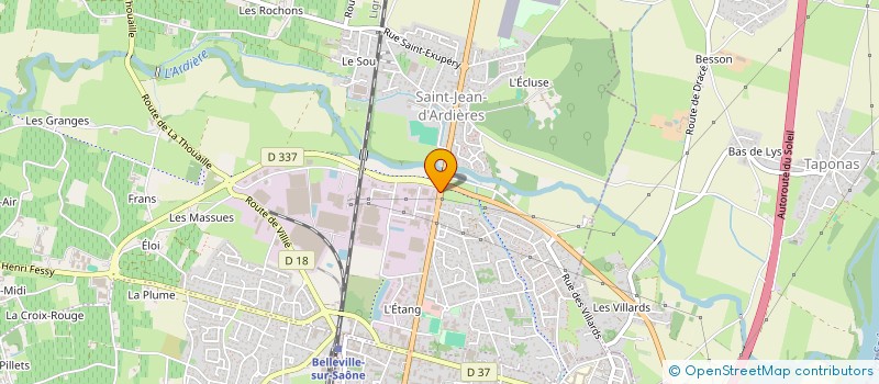 localisation de l'entreprise LES RENDEZ-VOUS DE BOBOSSE à BELLEVILLE-EN-BEAUJOLAIS