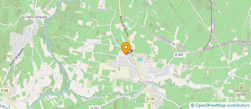 localisation de l'entreprise LES RENDEZ-VOUS DE L'ABBAYE  BOUCHET