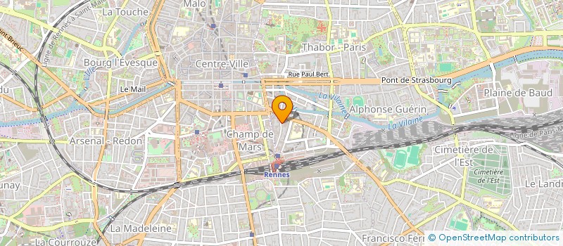 localisation de l'entreprise LES RENDEZ-VOUS DE LA QUESTION ANIMALE  RENNES