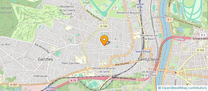 localisation de l'entreprise LES RENDEZ VOUS DE SAINT CLOUD à SAINT-CLOUD