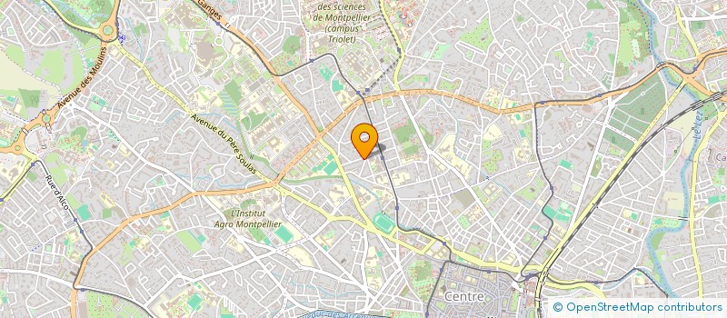 localisation de l'entreprise LES RENDEZ-VOUS DU BOEUF à MONTPELLIER