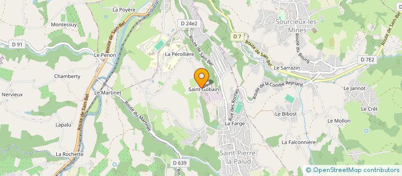 localisation de l'entreprise LES RENDEZ-VOUS MECANIQUES  SAINT-PIERRE-LA-PALUD