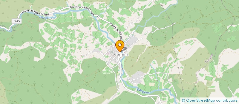 localisation de l'entreprise LES RENOV DE CAMILLE  CORRENS