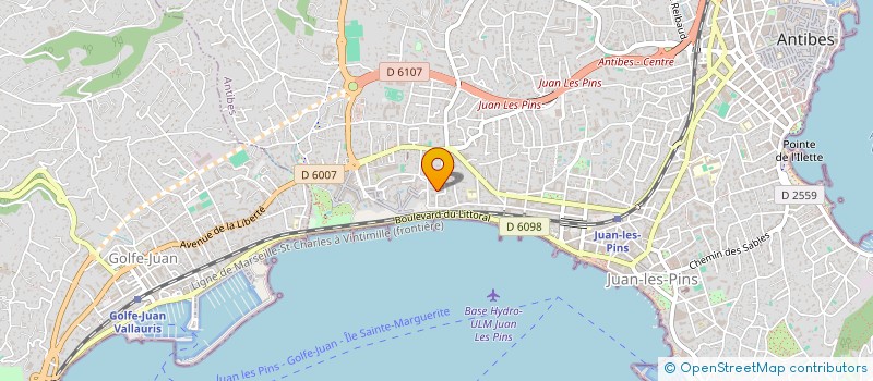 localisation de l'entreprise LES RENOVATIONS DE MARIE à ANTIBES