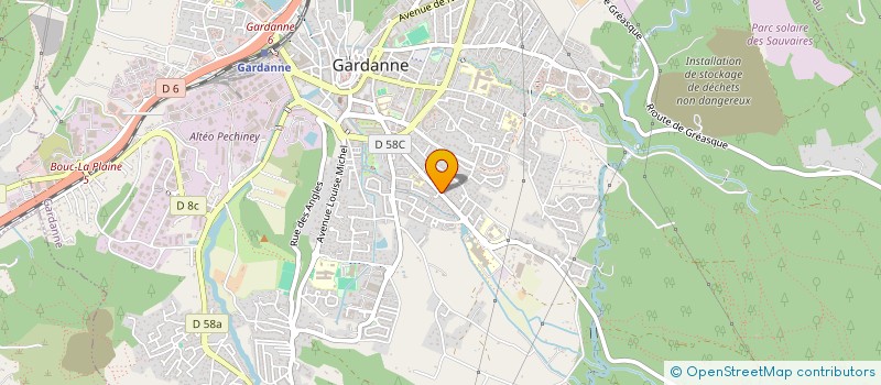localisation de l'entreprise LES RENOVATIONS DE PROVENCE à GARDANNE