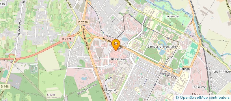 localisation de l'entreprise LES RENOVATIONS DU CENTRE SARL à OLIVET
