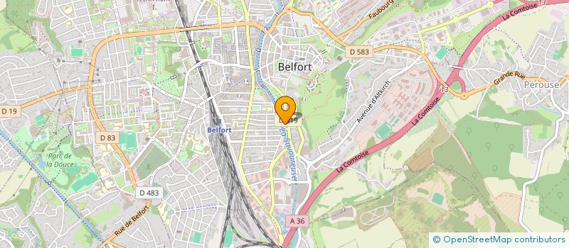 localisation de l'entreprise LES RENOVATIONS DU LION à BELFORT