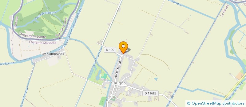 localisation de l'entreprise LES RENTES  TAUGON