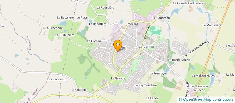 localisation de l'entreprise LES REPAR'ACTEURS à CHANVERRIE