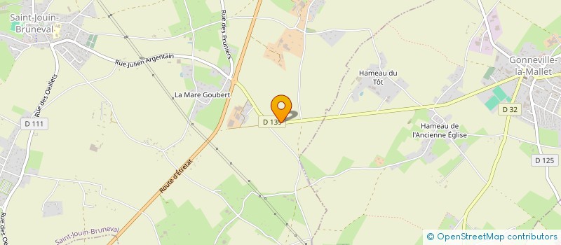 localisation de l'entreprise LES REPAS CAUCHOIS  SAINT-JOUIN-BRUNEVAL