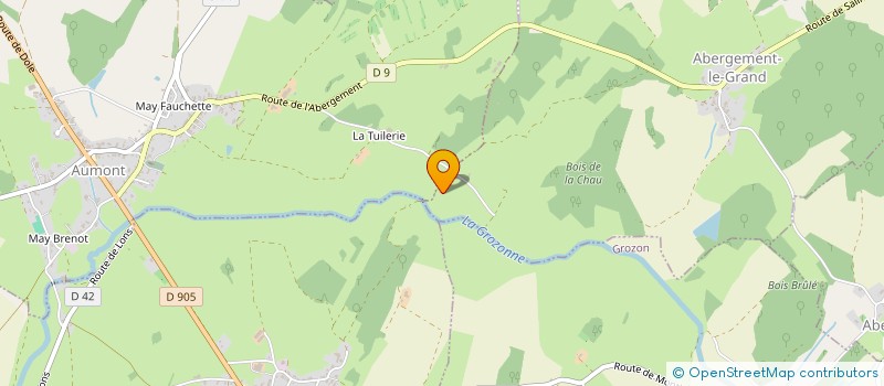 localisation de l'entreprise LES RESEDAS  VILLETTE-LES-ARBOIS