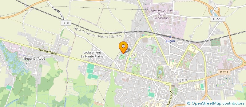 localisation de l'entreprise LES RESIDENCES  LUCON