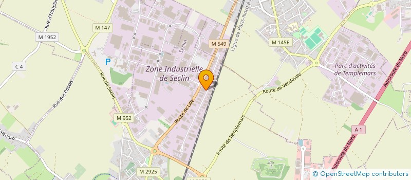 localisation de l'entreprise LES RESIDENCES ACTUELLES à SECLIN