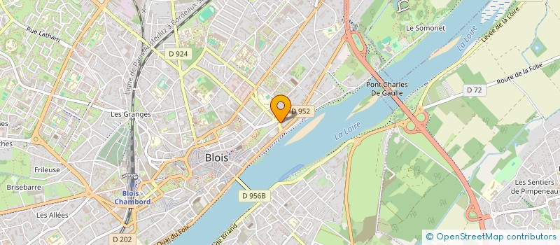 localisation de l'entreprise LES RESIDENCES CORVAL à BLOIS