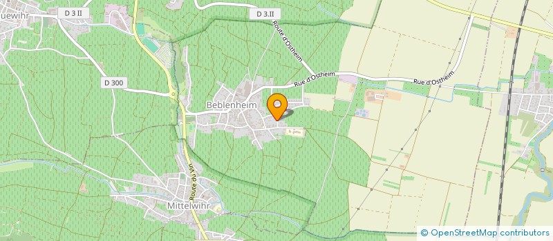 localisation de l'entreprise LES RESIDENCES D'HONORE  BEBLENHEIM