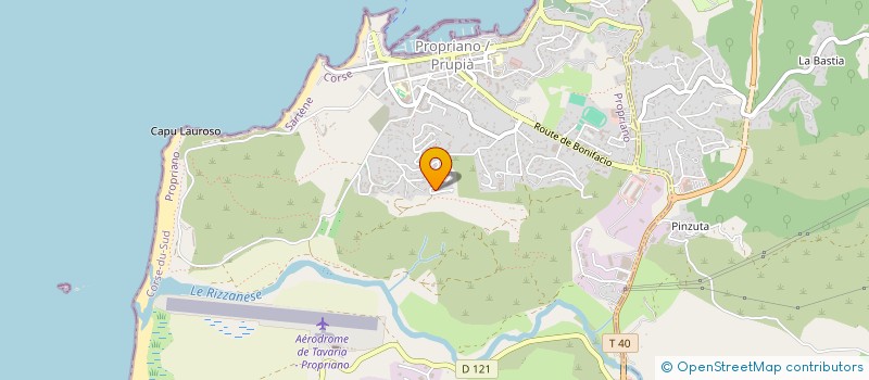 localisation de l'entreprise LES RESIDENCES DE L'ILE DE BEAUTE à PROPRIANO