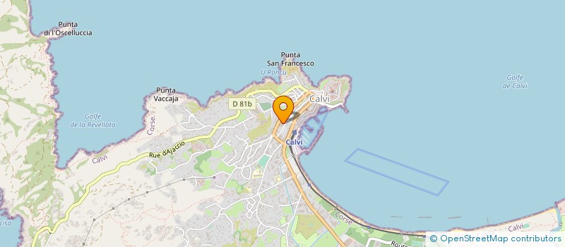 localisation de l'entreprise LES RESIDENCES DE LA SERRA à CALVI