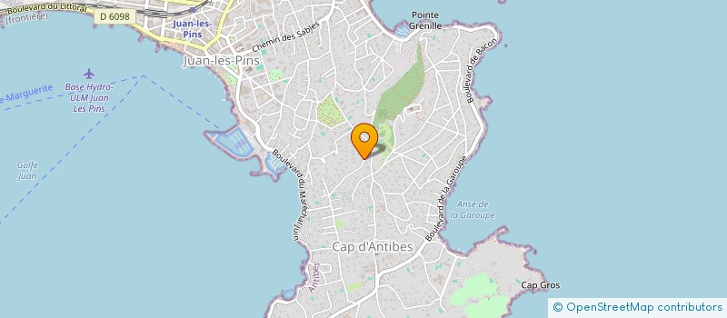 localisation de l'entreprise LES RESIDENCES DE MONTFORT à ANTIBES