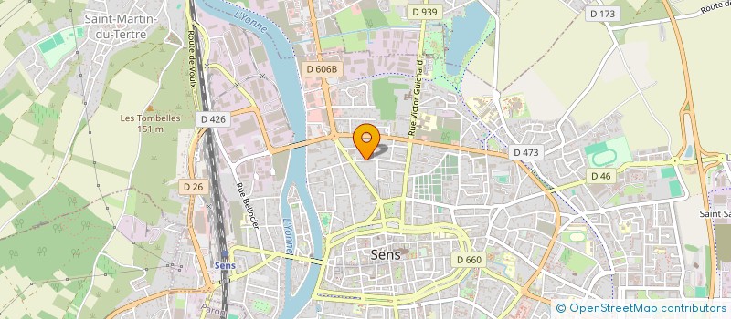localisation de l'entreprise LES RESIDENCES DE SAINT SAUVEUR  SENS