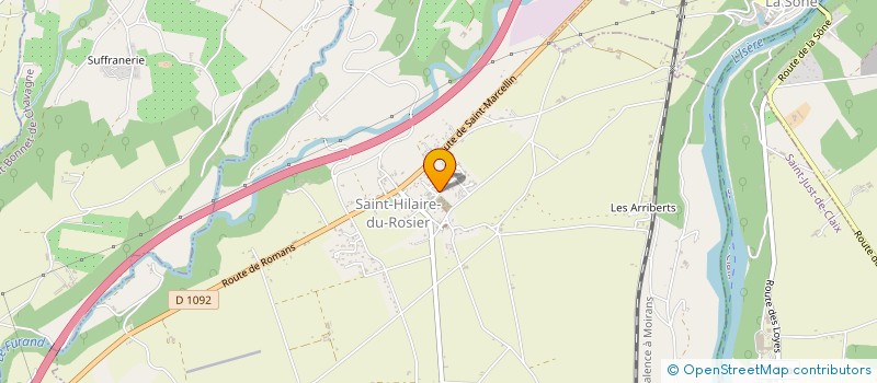 localisation de l'entreprise LES RESIDENCES DE SYLVESTRE  SAINT-HILAIRE-DU-ROSIER