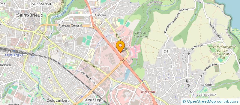 localisation de l'entreprise LES RESIDENCES DES COTES D'ARMOR à SAINT-BRIEUC