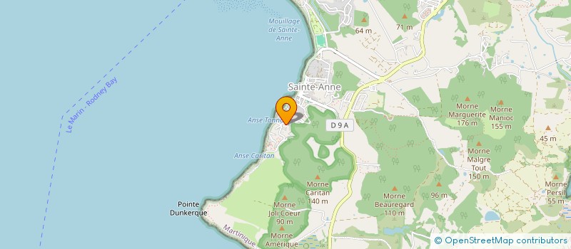 localisation de l'entreprise LES RESIDENCES DES PLAGES DU SUD à SAINTE ANNE