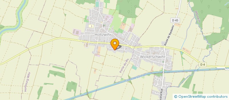 localisation de l'entreprise LES RESIDENCES DU LAC BLANC  PORTE DU RIED