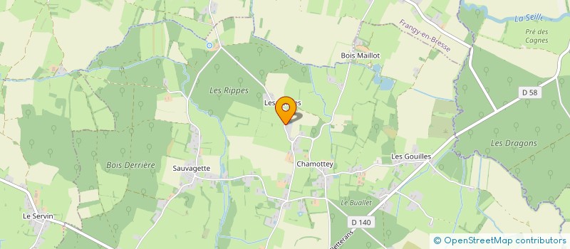 localisation de l'entreprise LES RESIDENCES DU MOULIN  SAILLENARD