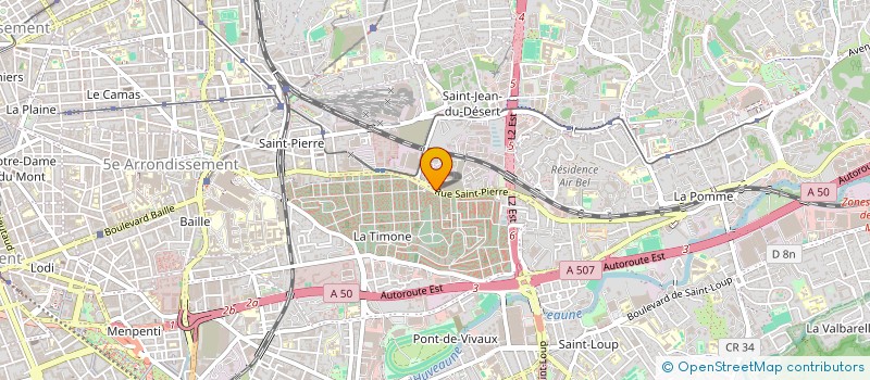 localisation de l'entreprise LES RESIDENCES DU SOLEIL GESTION  MARSEILLE