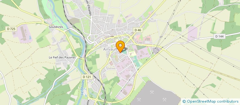 localisation de l'entreprise LES RESIDENCES DU THOUET à AIRVAULT