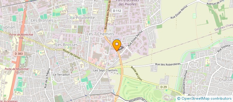localisation de l'entreprise LES RESIDENCES FLORENTIN à DECINES-CHARPIEU