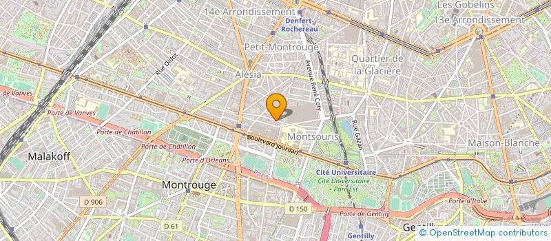 localisation de l'entreprise LES RESIDENCES LAVAUD  PARIS