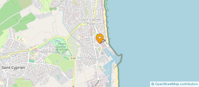 localisation de l'entreprise LES RESIDENCES & PATRIMOINE DURAND  SAINT-CYPRIEN