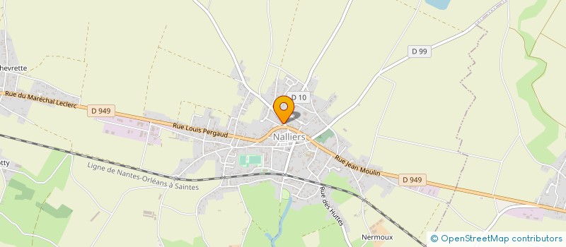localisation de l'entreprise LES RESIDENCES PLAINE ET MARAIS à NALLIERS