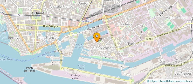 localisation de l'entreprise LES RESIDENCES UNICITY  LE HAVRE