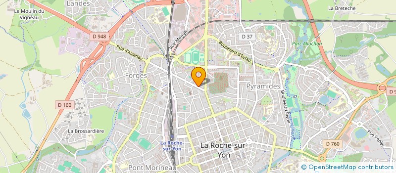 localisation de l'entreprise LES RESIDENCES VENDEENNES-L.R.V.HABITAT à LA ROCHE-SUR-YON