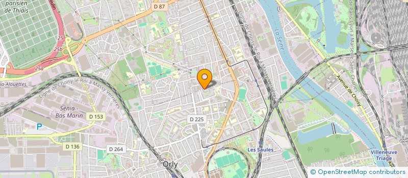 localisation de l'entreprise LES RESIDENTS DES HAUTES BORNES (RHB) à CHOISY-LE-ROI