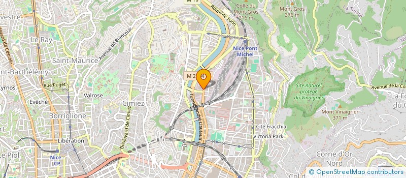 localisation de l'entreprise LES RESIDENTS DU 109 (R109) à NICE